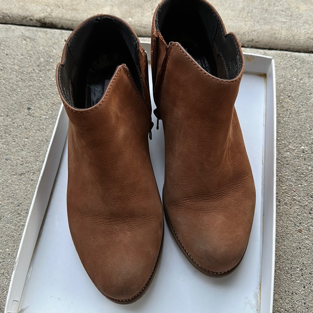 Brown booties